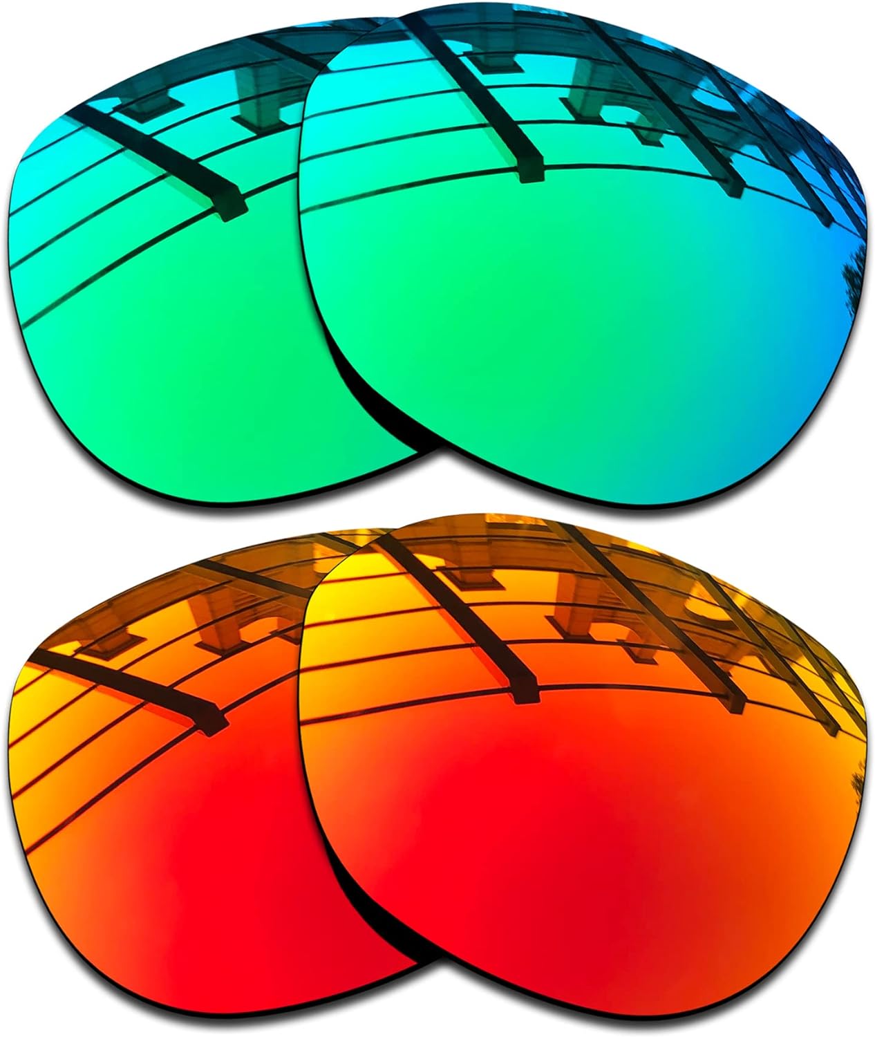 SEEABLE Premium Polarized Mirror Replacement Lenses for Oakley Latch Key M OO9394M-52mm Sunglasses