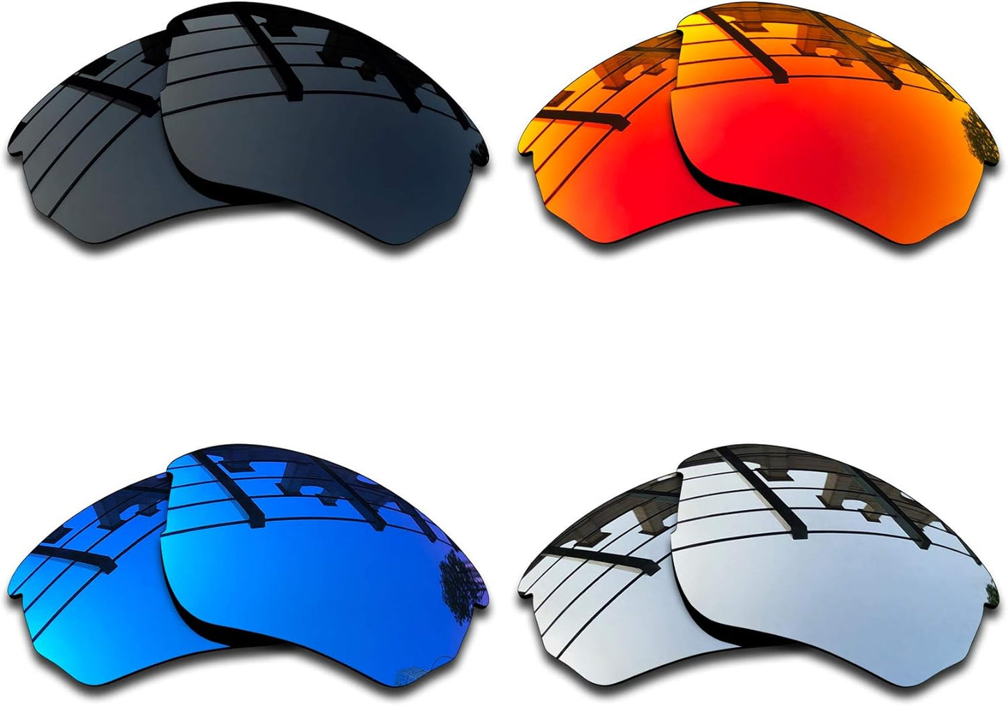 SEEABLE Premium Polarized Replacement Lenses & Nose Piece for Oakley Flak Beta OO9363 / Flak Beta Asian Fit (AF) Sunglasses