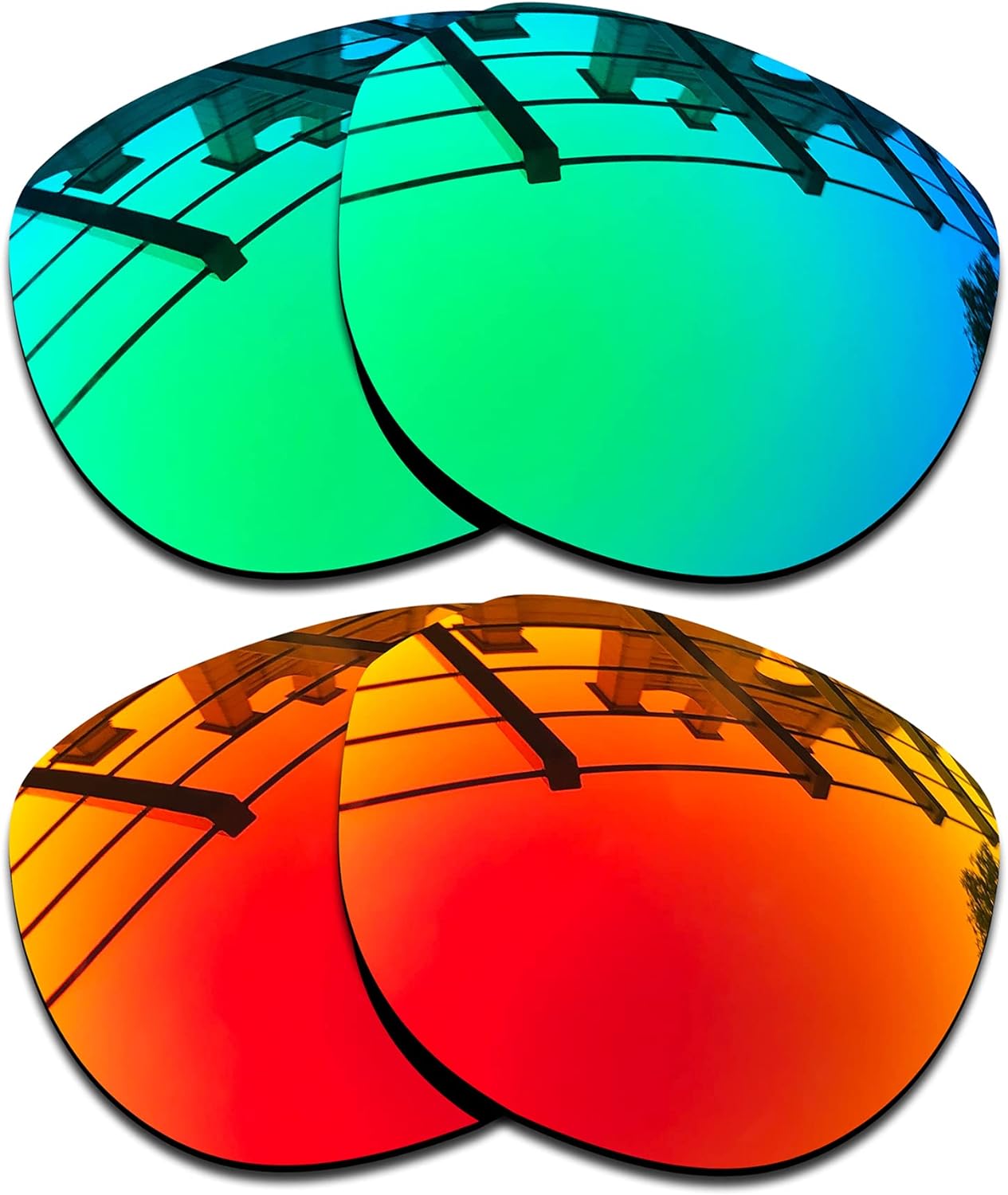 SEEABLE Premium Polarized Mirror Replacement Lenses for Oakley Latch Key L OO9394 Sunglasses