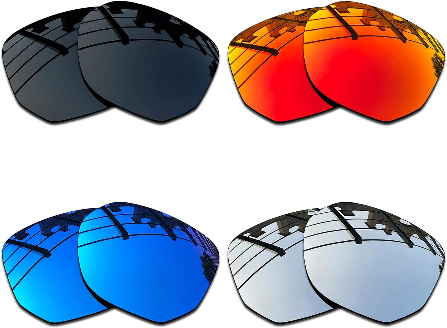 SEEABLE Premium Polarized Mirror Replacement Lenses for Oakley Latch Beta OO9436 Sunglasses
