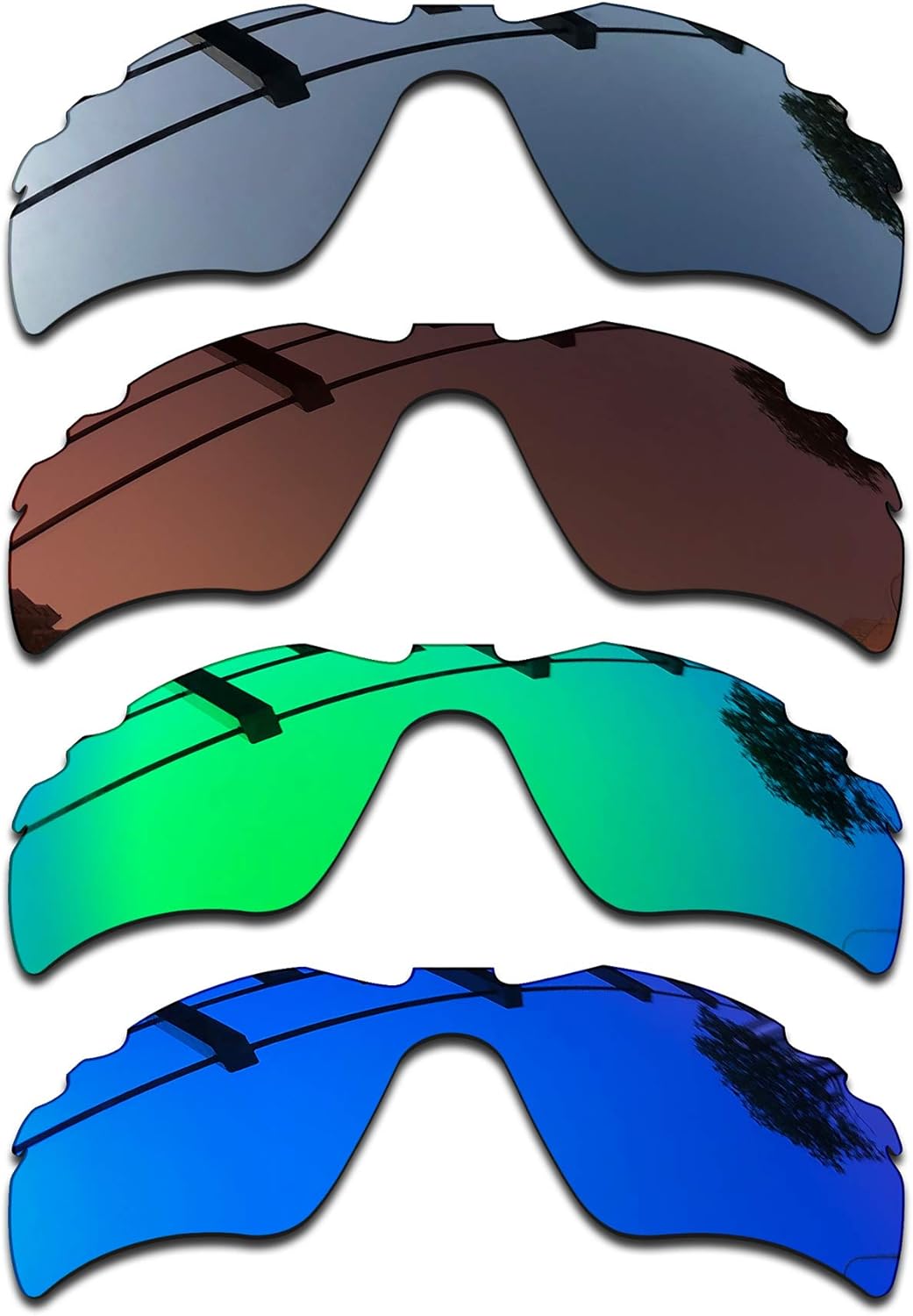 SEEABLE Premium Polarized Mirror Replacement Lenses for Oakley Radar Path Vented Sunglasses