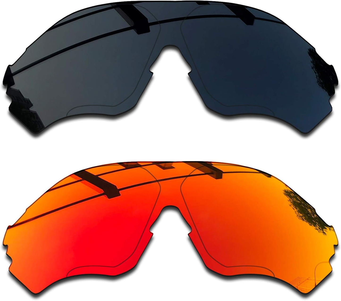 SEEABLE Premium Polarized Mirror Replacement Lenses for Oakley EV Zero Range OO9327 Sunglasses