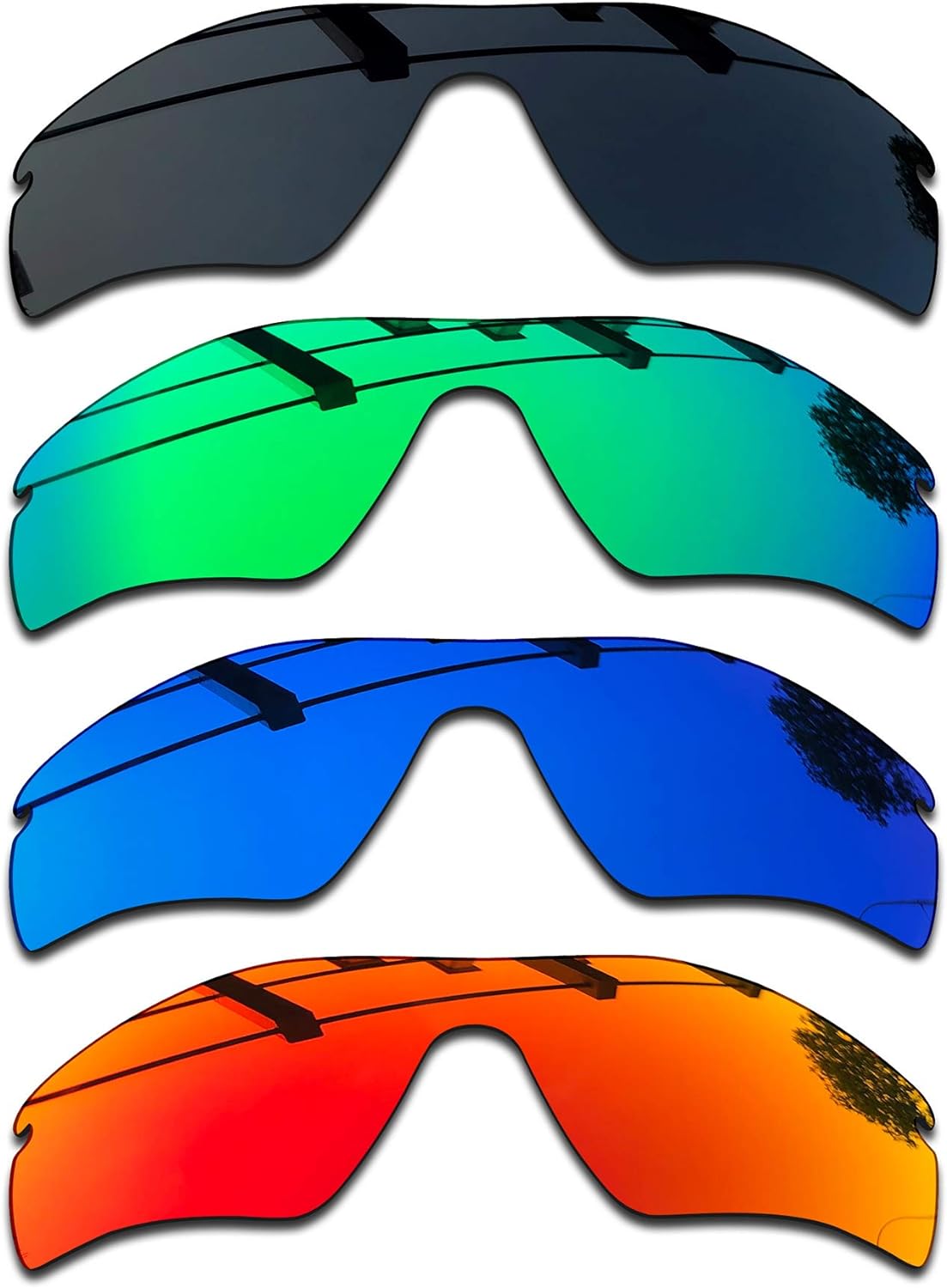 SEEABLE Premium Replacement Lenses & Rubber Kit for Oakley Radar Path/Radar Path Asian Fit Sunglasses