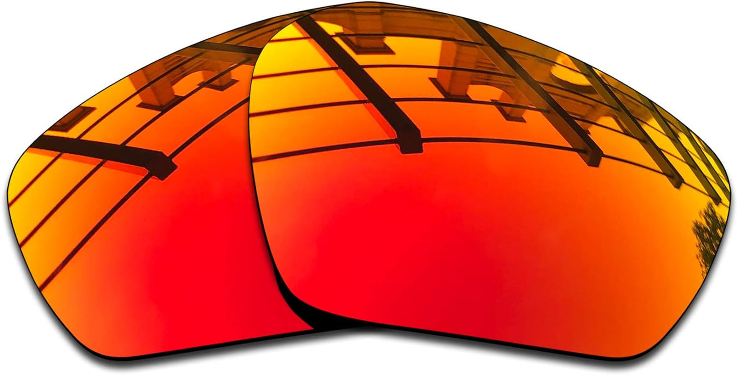 SEEABLE Premium Polarized Mirror Replacement Lenses & Rubber Kit for Oakley Field Jacket OO9402 Sunglasses