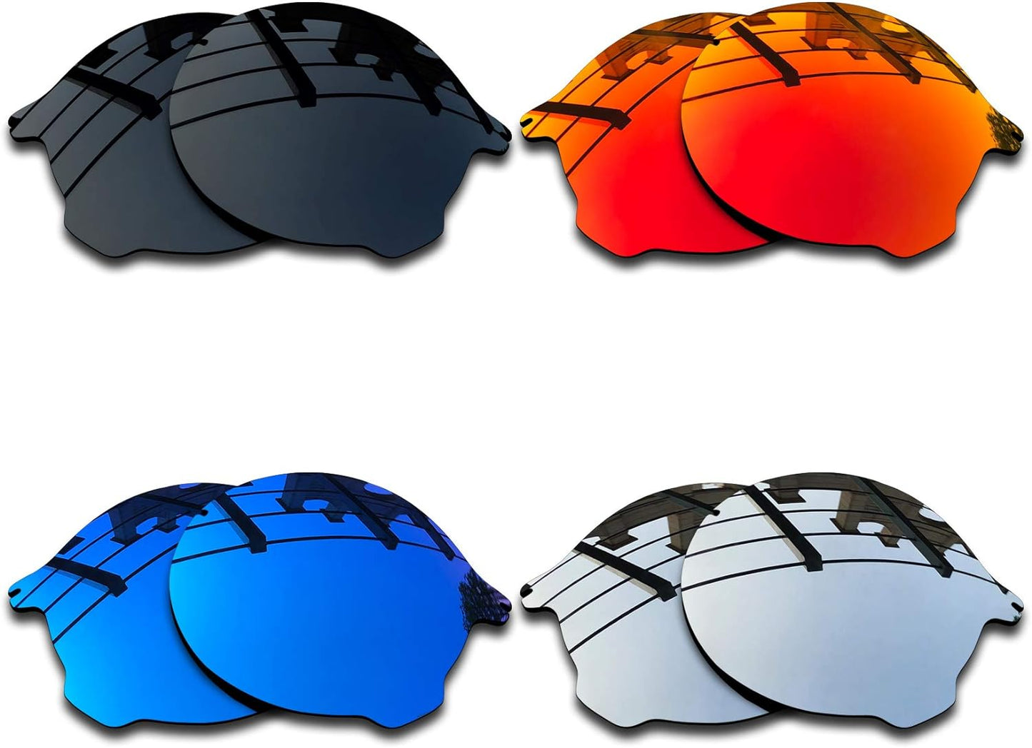 SEEABLE Premium Polarized Mirror Replacement Lenses for Oakley Tailend OO4088 Sunglasses