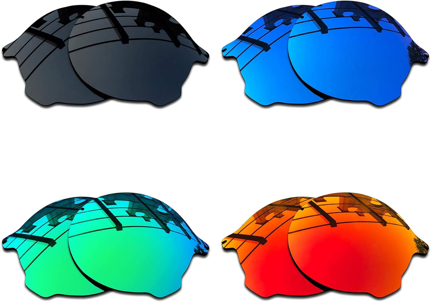 SEEABLE Premium Polarized Mirror Replacement Lenses for Oakley Tailend OO4088 Sunglasses