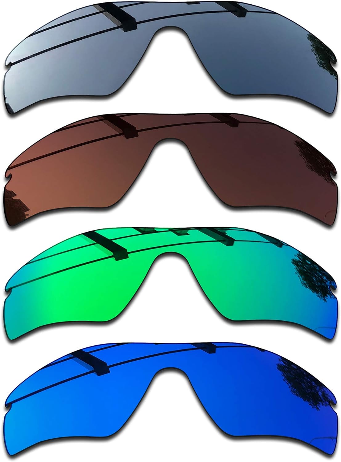 SEEABLE Premium Replacement Lenses & Rubber Kit for Oakley Radar Path/Radar Path Asian Fit Sunglasses
