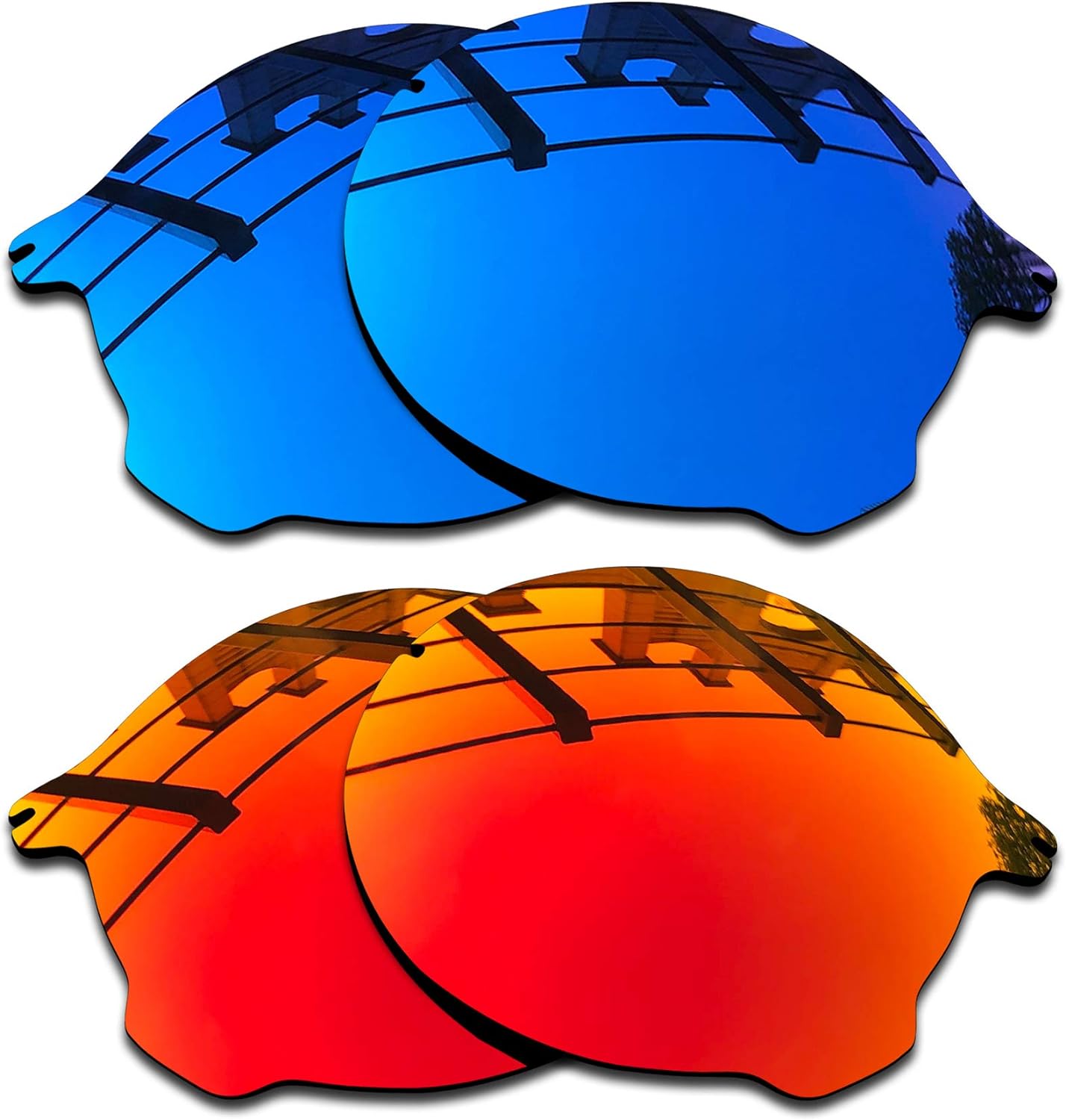 SEEABLE Premium Polarized Mirror Replacement Lenses for Oakley Tailend OO4088 Sunglasses