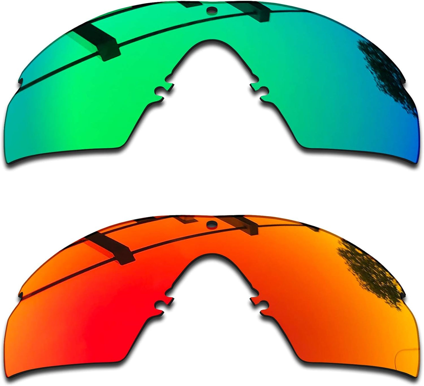 SEEABLE Premium Polarized Mirror Replacement Lenses & Rubber Kit for Oakley Si M Frame 3.0 OO9146 Sunglasses