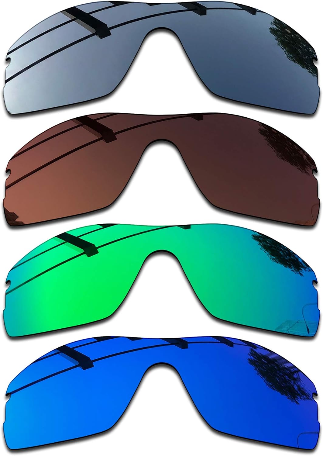 SEEABLE Premium Polarized Mirror Replacement Lenses for Oakley Radar Pitch Sunglasses