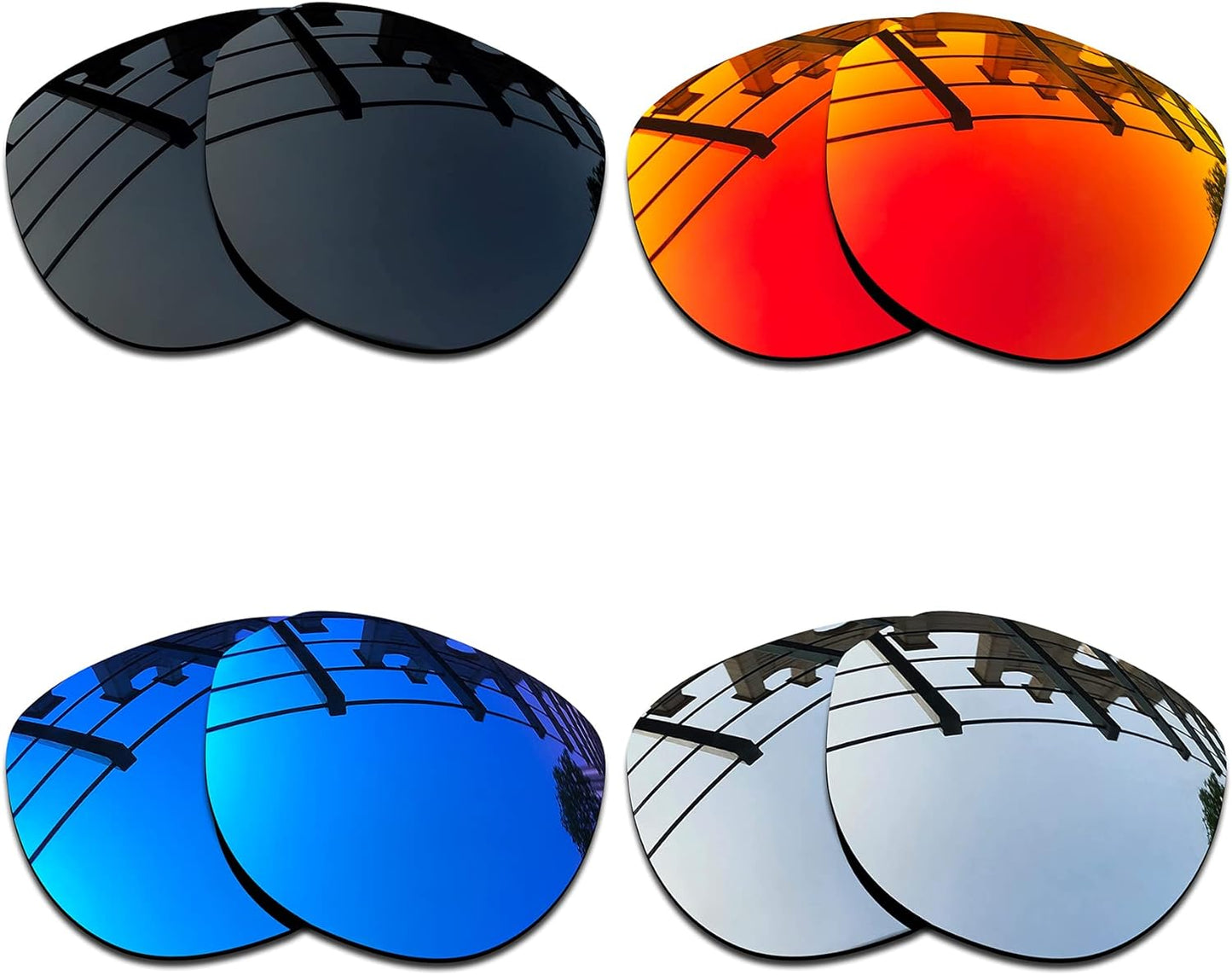 SEEABLE Premium Polarized Mirror Replacement Lenses for Oakley Latch Key L OO9394 Sunglasses