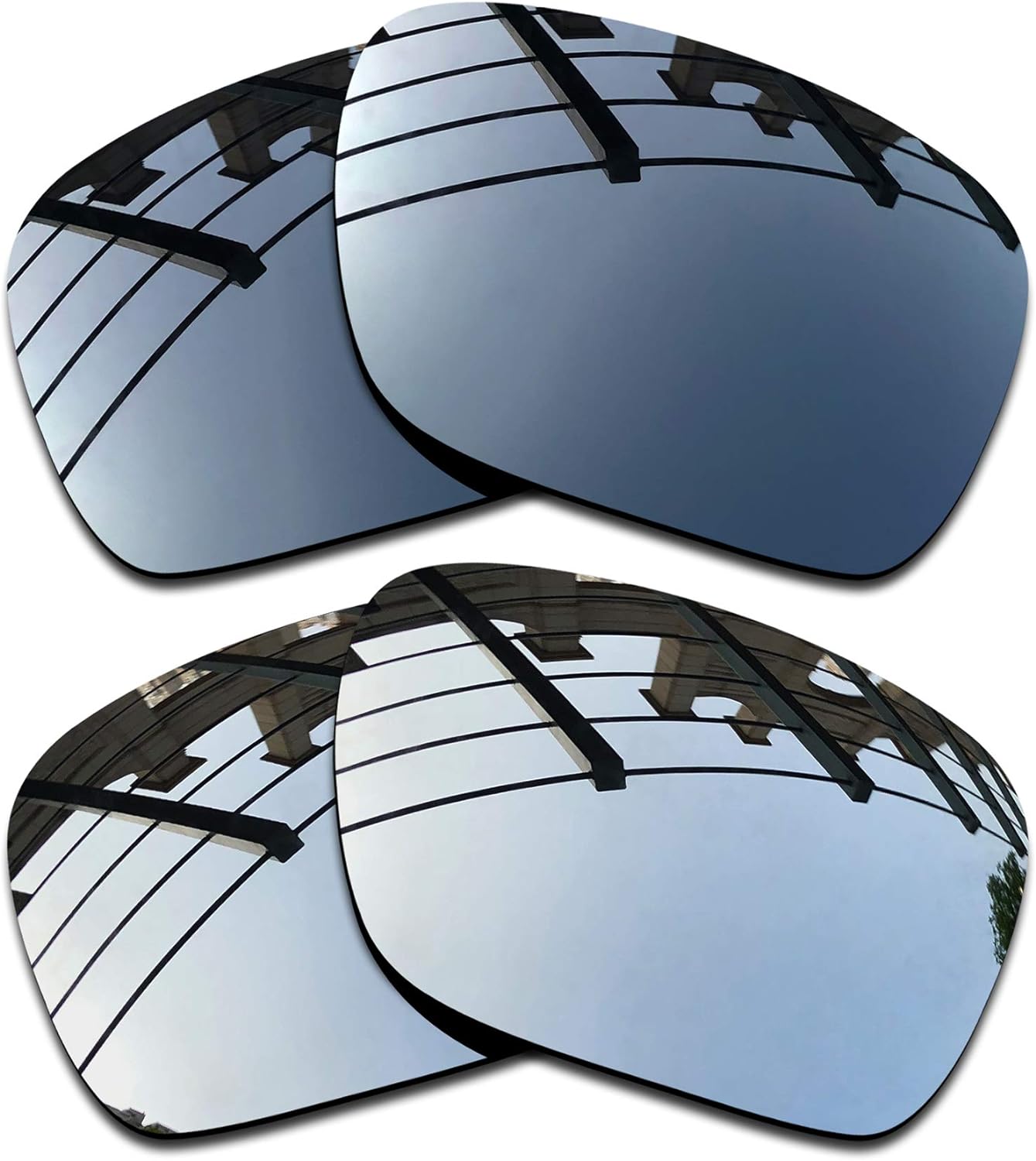SEEABLE Premium Polarized Mirror Replacement Lenses & Rubber Kit for Oakley Jawbone Sunglasses