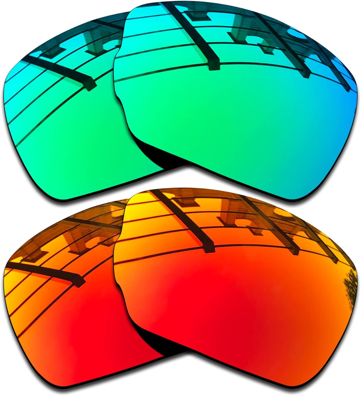 SEEABLE Premium Polarized Mirror Replacement Lenses for Oakley Latch Alpha OO4128 Sunglasses