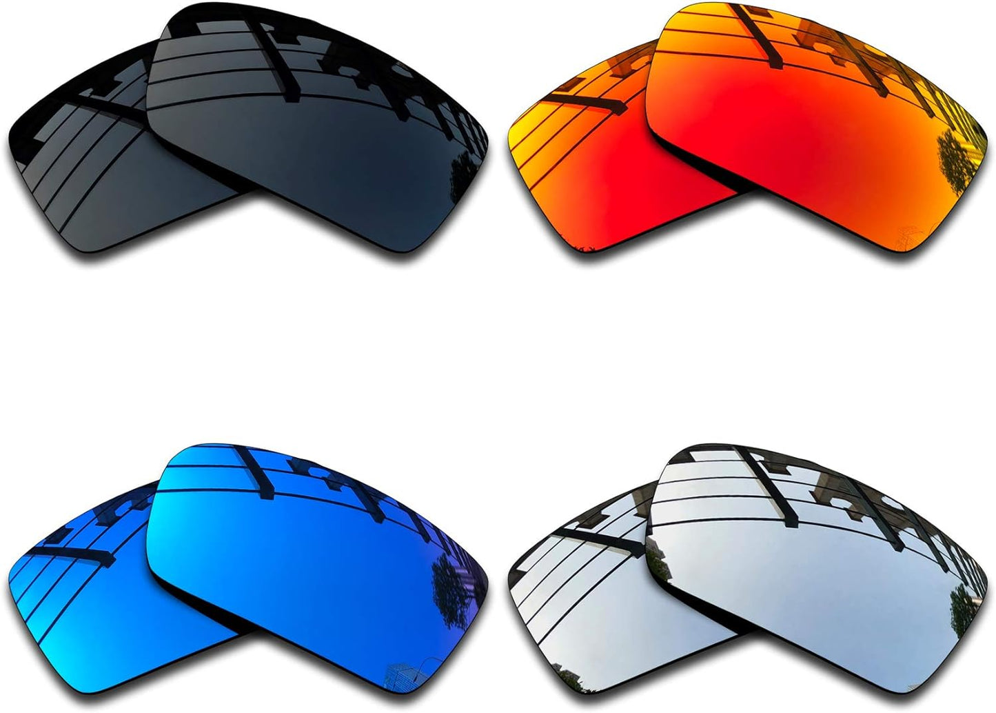 SEEABLE Premium Polarized Mirror Replacement Lenses for Oakley Oil Drum Sunglasses