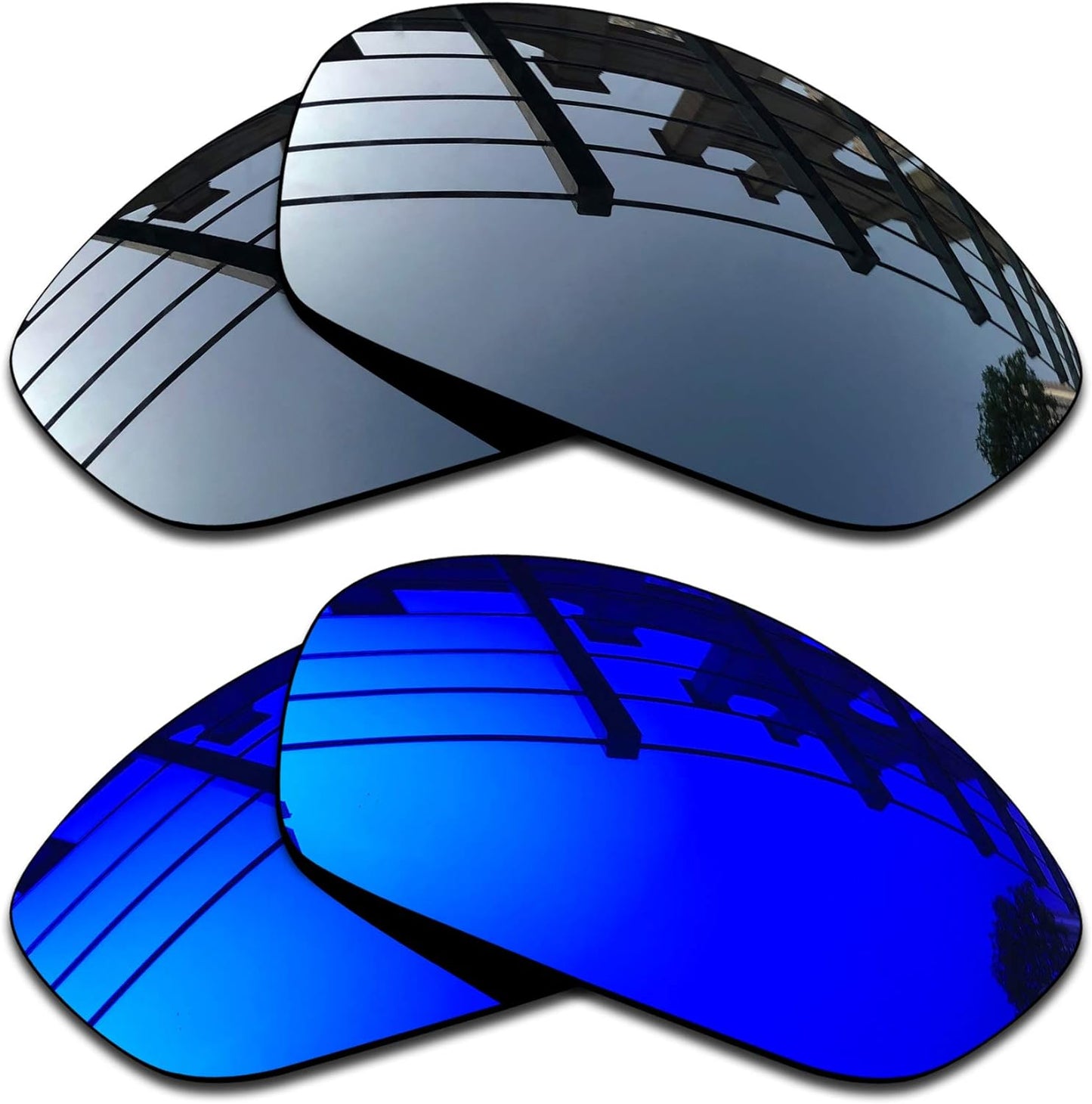 SEEABLE Premium Polarized Mirror Replacement Lenses for Oakley Split Jacket OO9099 sunglasses