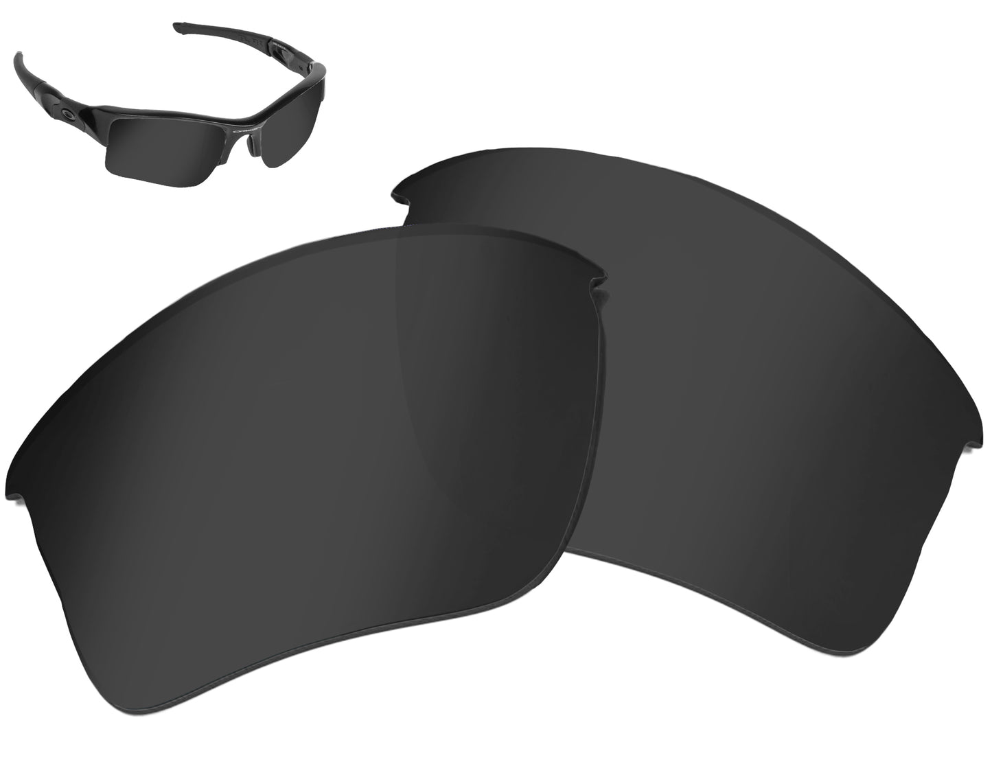 LenSwitch Replacement Lenses for Oakley Flak Jacket XLJ Sunglasses Multi-Color