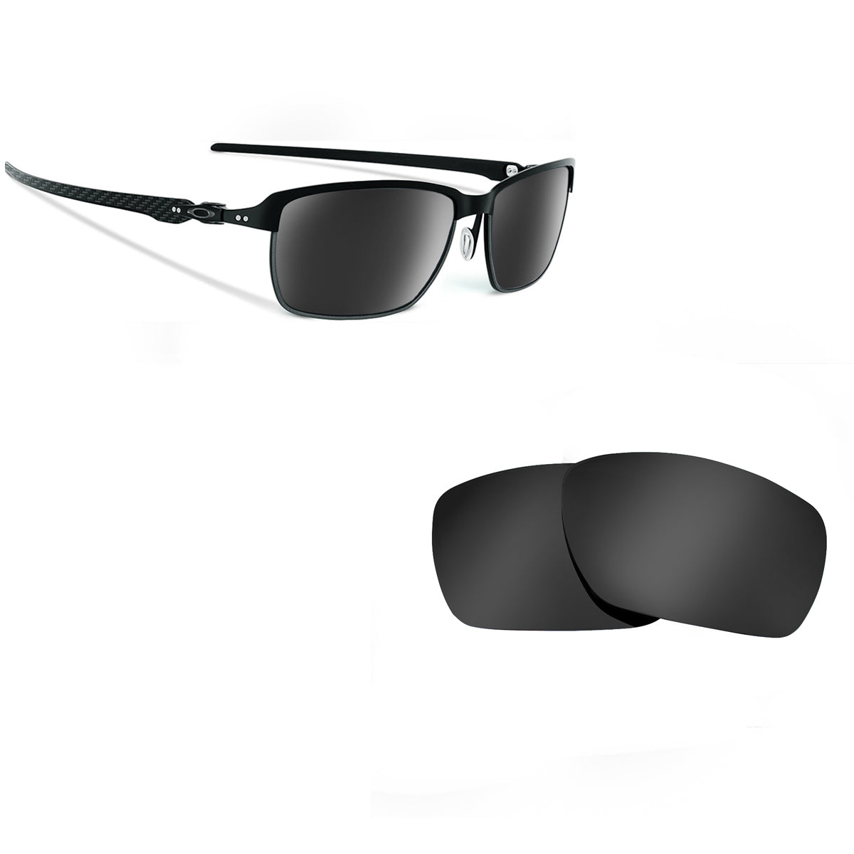 LenSwitch Replacement Lenses for Oakley Tinfoil Carbon Sunglasses Multi-Color