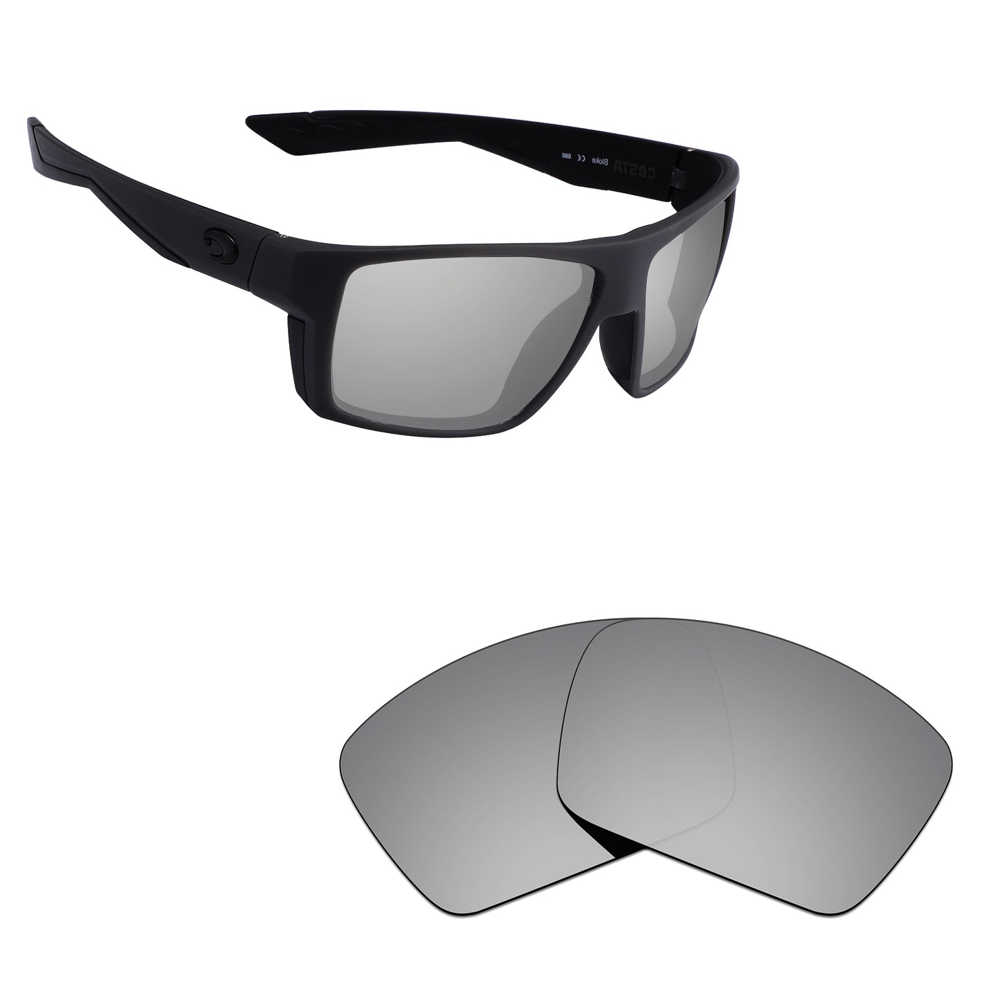 Hawkry Polarized Replacement Lens for - Costa Del Mar Bloke Sunglass - Options