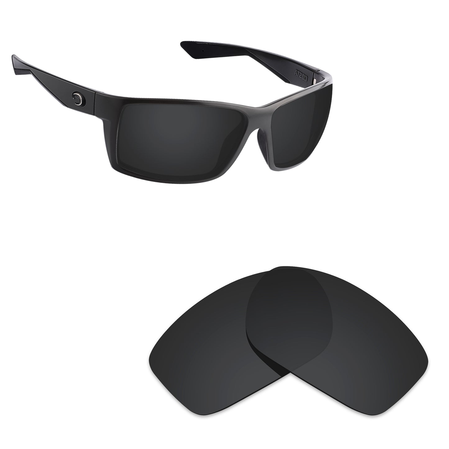 Hawkry Polarized Replacement Lens for - Costa Del Mar Reefton Sunglass - Options