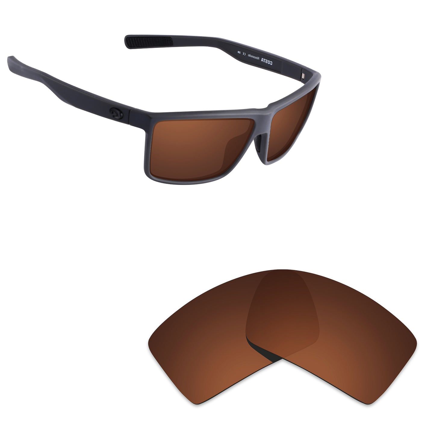 Hawkry Polarized Replacement Lens for - Costa Del Mar Rincon Sunglass - Options