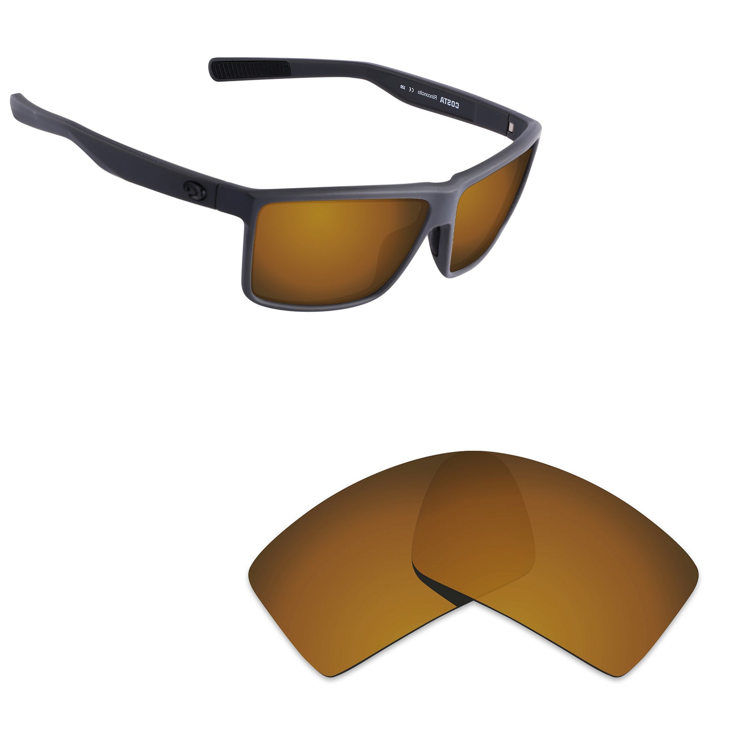 Hawkry Polarized Replacement Lens for - Costa Del Mar Rincon Sunglass - Options