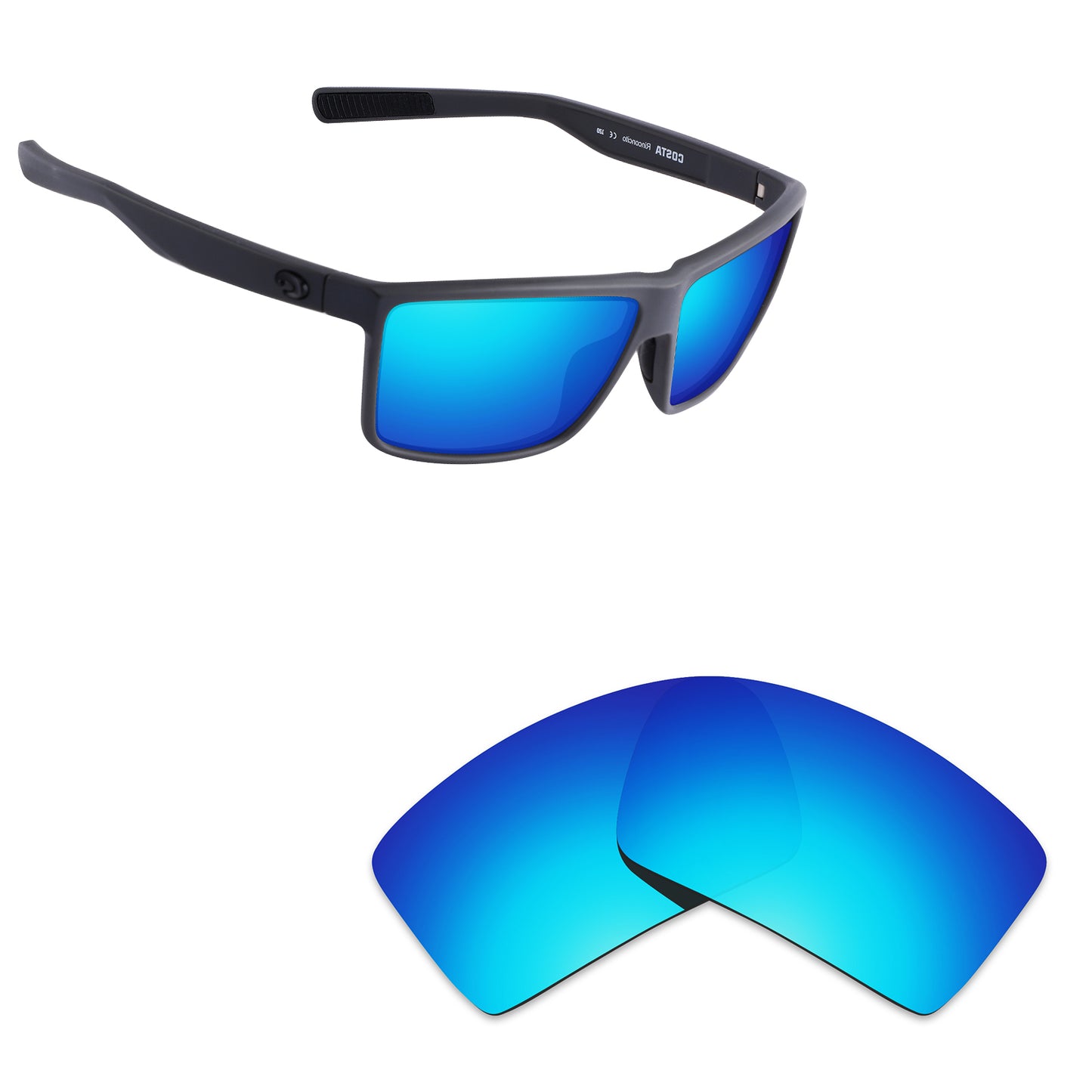 Hawkry Polarized Replacement Lens for - Costa Del Mar Rincon Sunglass - Options