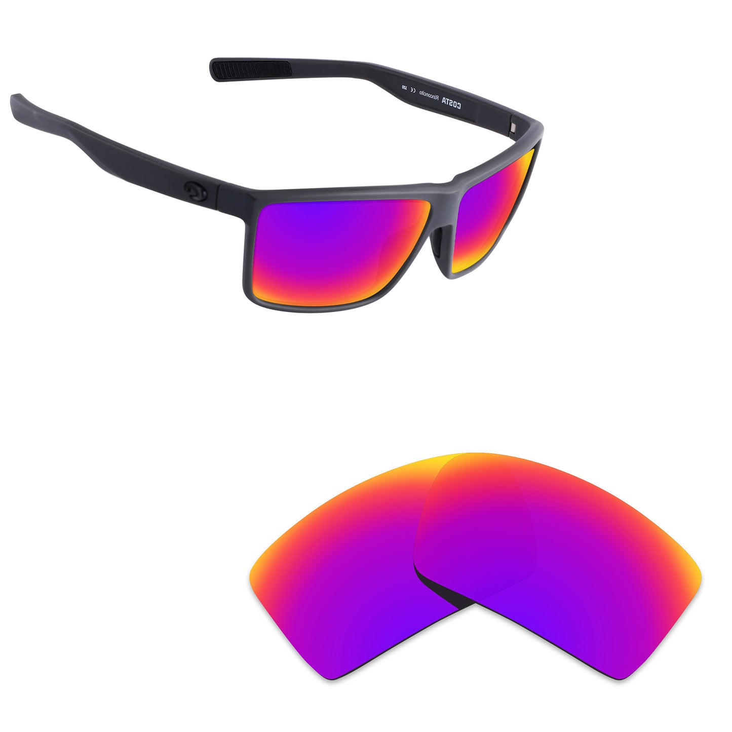 Hawkry Polarized Replacement Lens for - Costa Del Mar Rincon Sunglass - Options