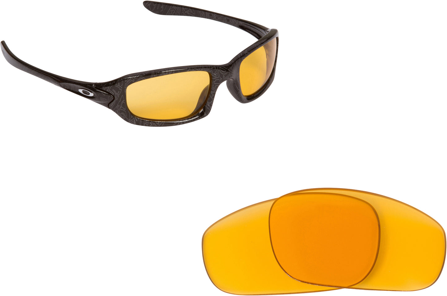 LenSwitch Replacement Lenses for Oakley Fives 2009 Sunglasses Multi-Color