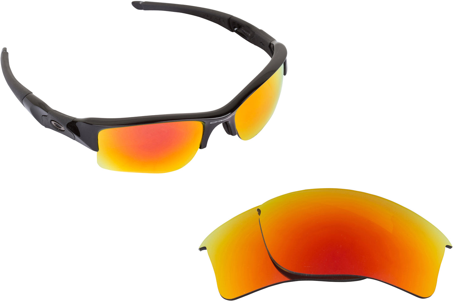 LenSwitch Replacement Lenses for Oakley Quarter Jacket Sunglasses Multi-Color