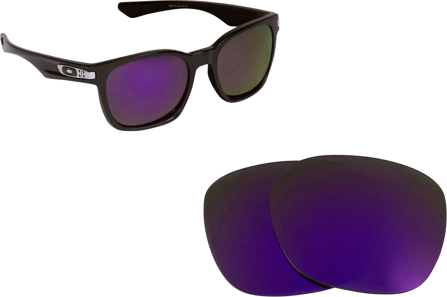LenSwitch Replacement Lenses for Oakley Garage Rock Sunglasses Multi-Color