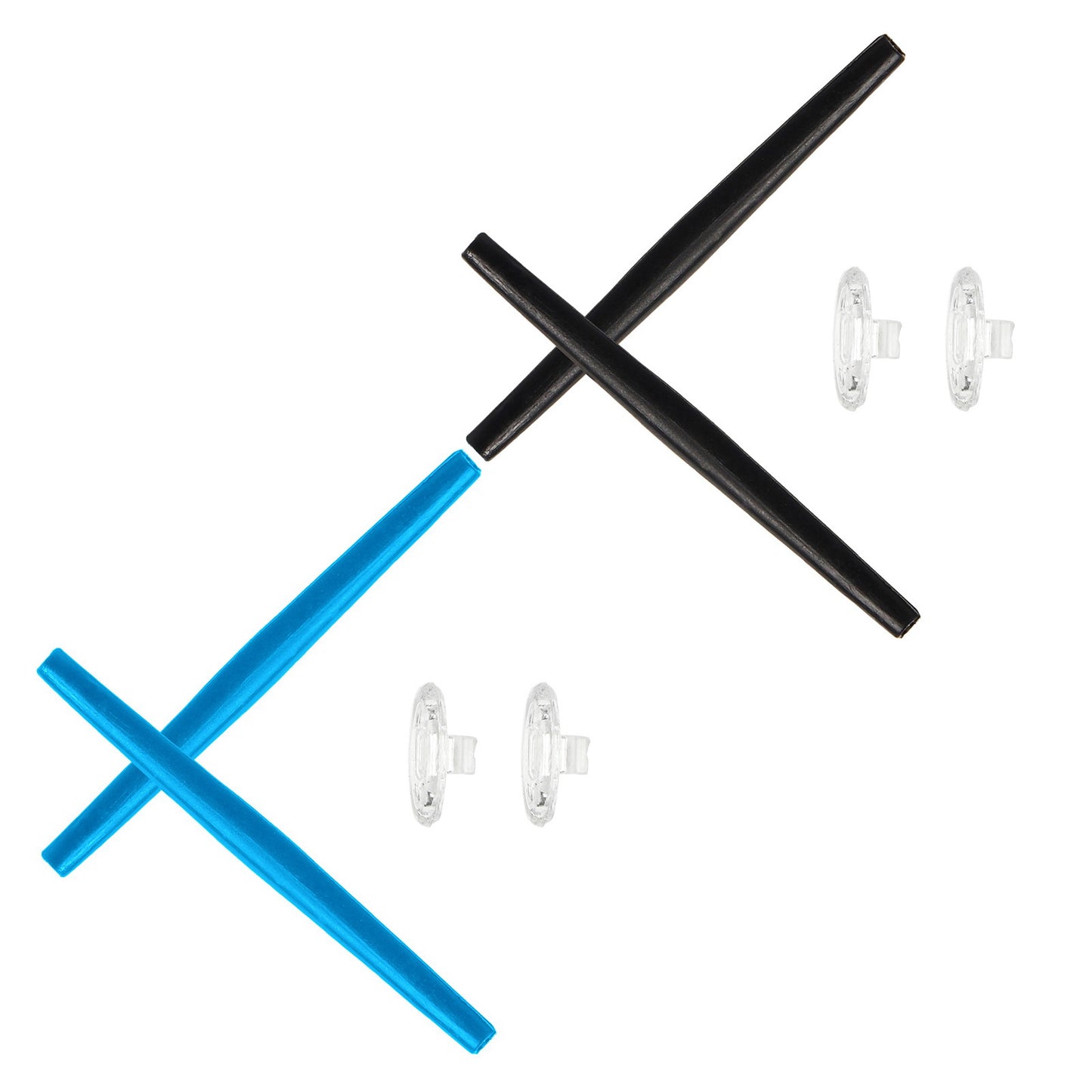 Hawkry Silicone Replacement Earsocks & Nose Pieces For-Oakley Whisker Multi