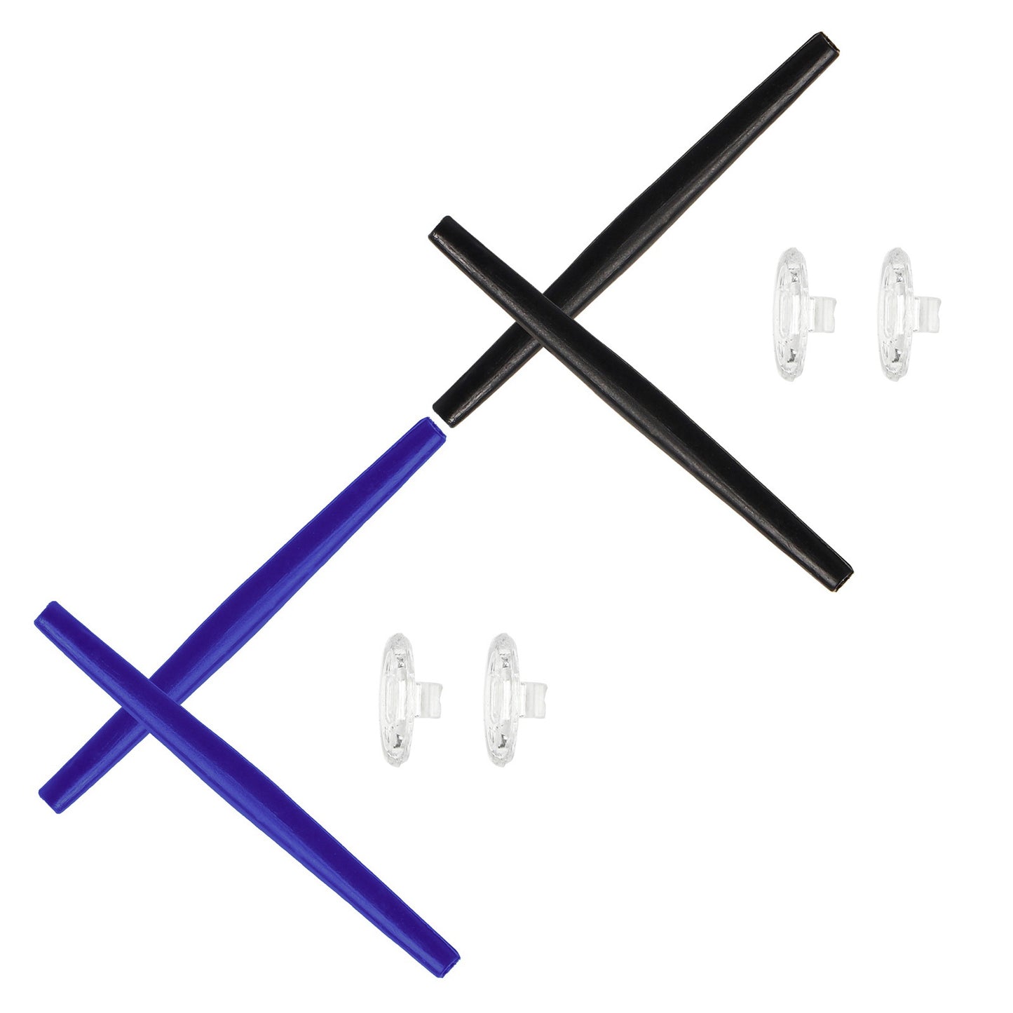 Hawkry Silicone Replacement Earsocks & Nose Pieces For-Oakley Whisker Multi