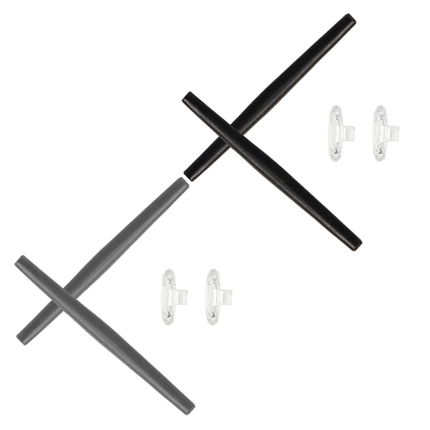 Hawkry Silicone Replacement Earsocks & Nose Pieces For-Oakley Whisker Multi