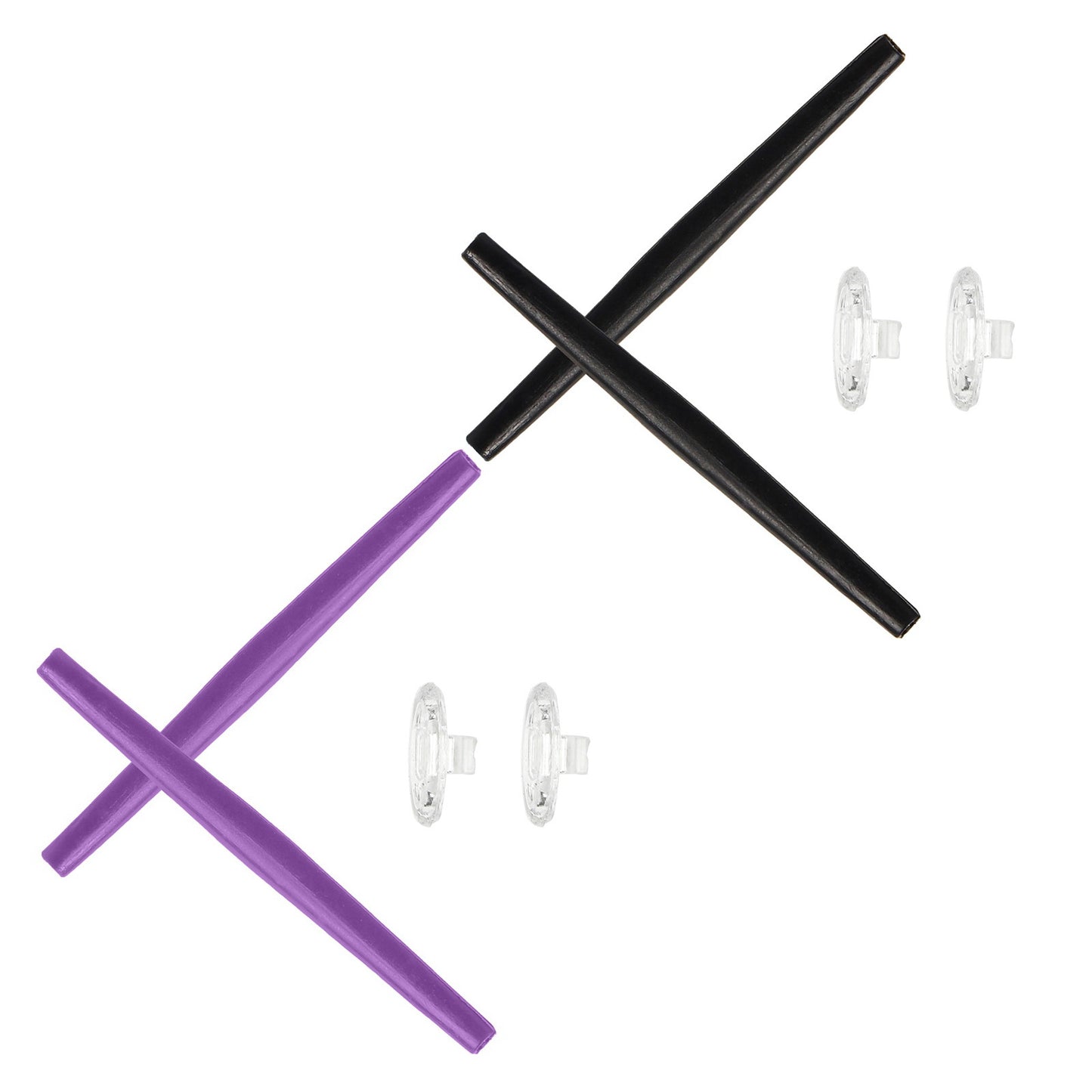 Hawkry Silicone Replacement Earsocks & Nose Pieces For-Oakley Whisker Multi