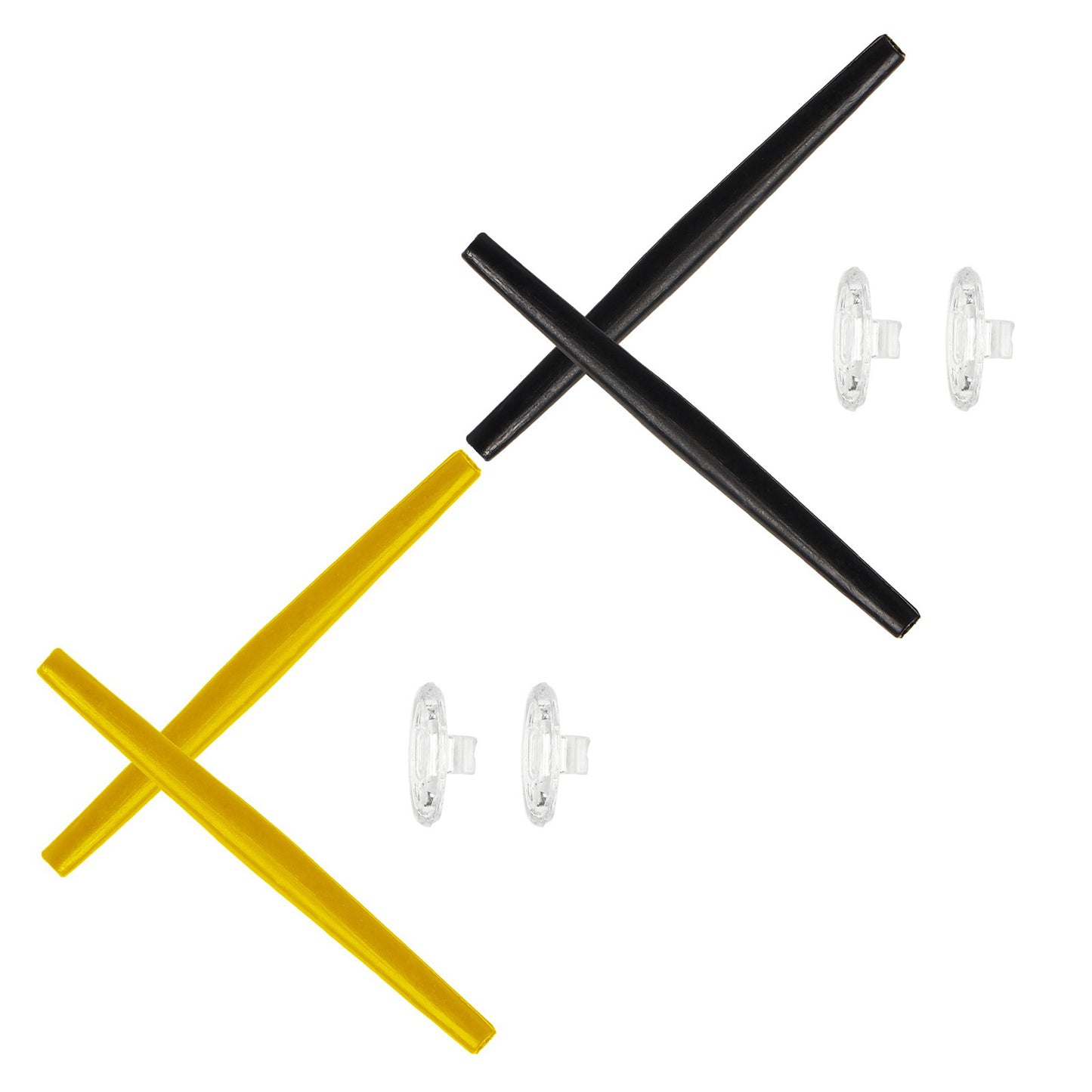 Hawkry Silicone Replacement Earsocks & Nose Pieces For-Oakley Whisker Multi