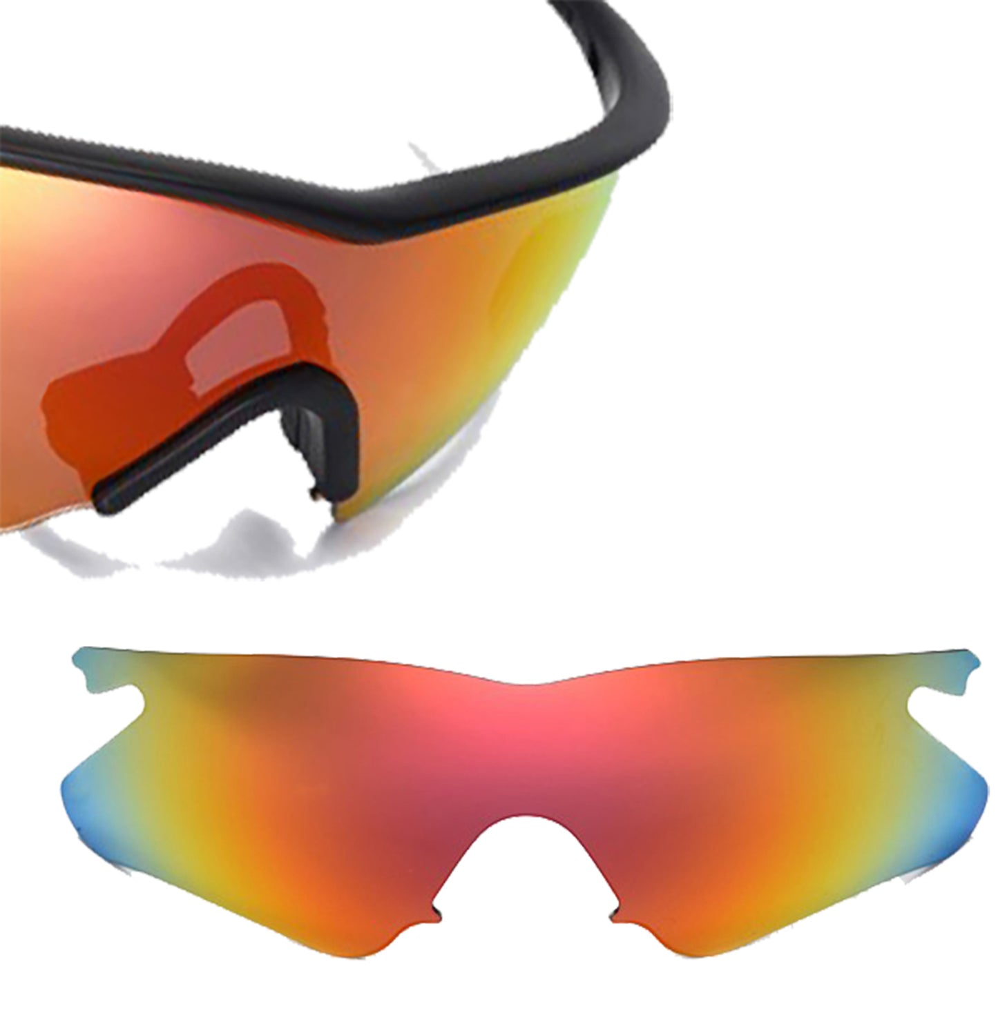 LenSwitch Replacement Lenses for Oakley M Frame Heater Vented Multi-Color