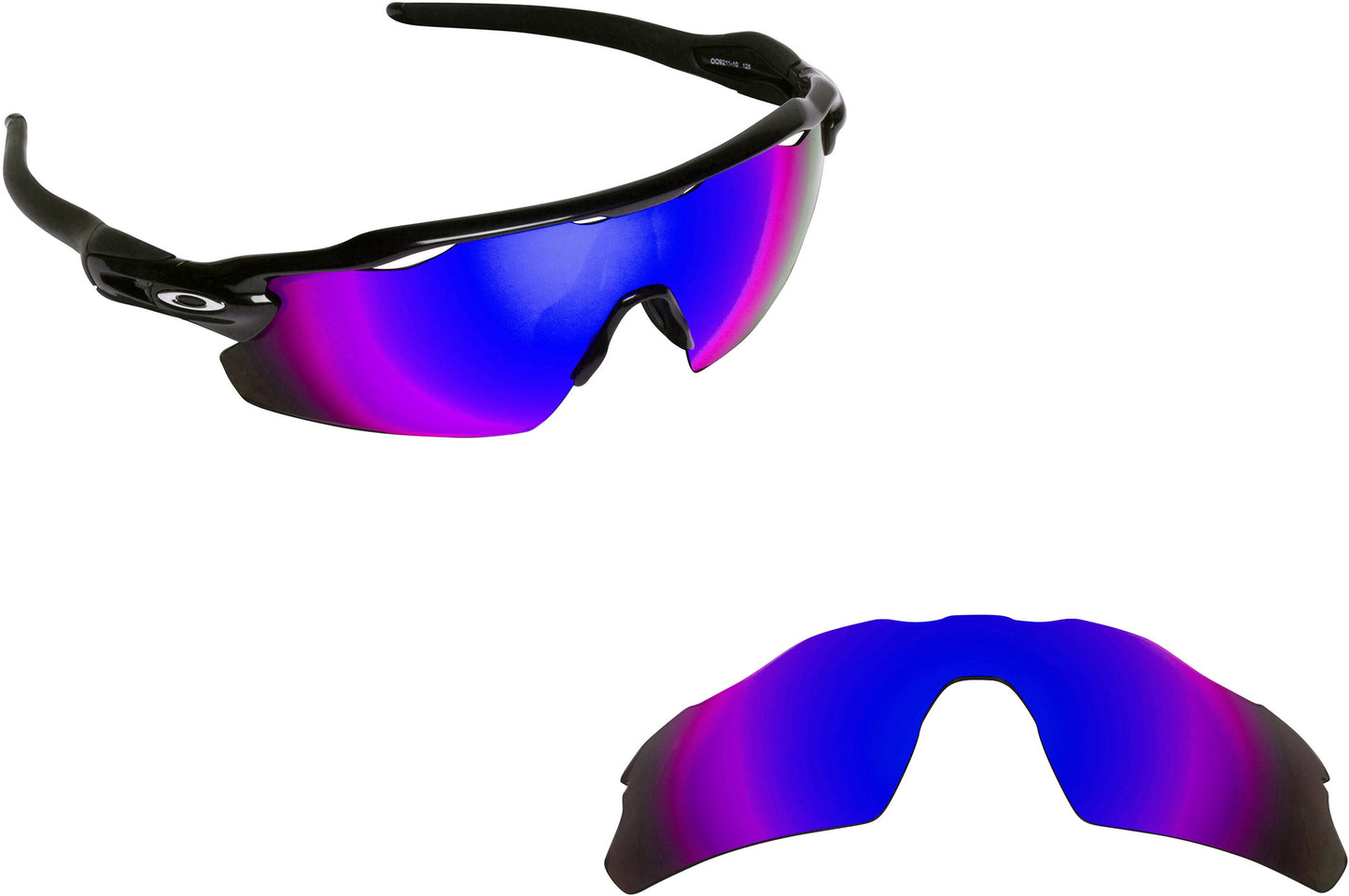 LenSwitch Replacement Lenses for Oakley Radar EV Pitch Sunglasses Multi-Color