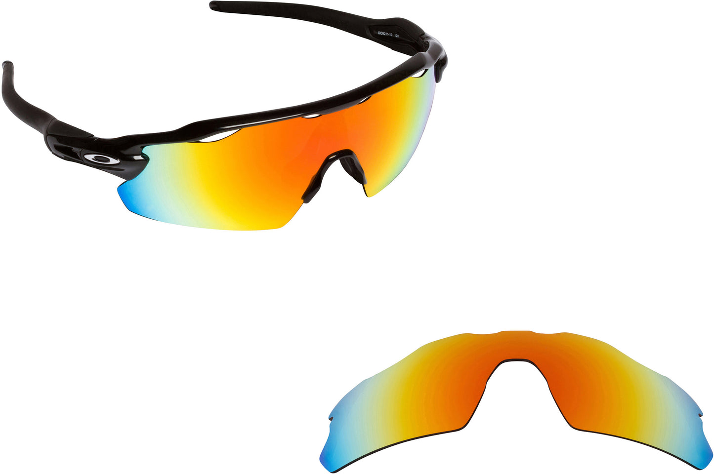 LenSwitch Replacement Lenses for Oakley Radar EV Pitch Sunglasses Multi-Color