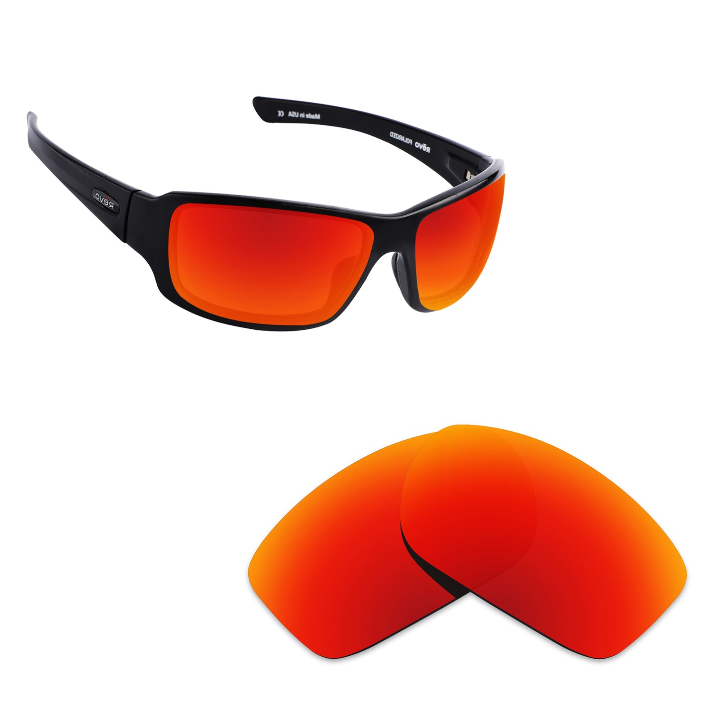Hawkry Polarized Replacement Lens for - Revo Bearing RE4057 Sunglass - Options