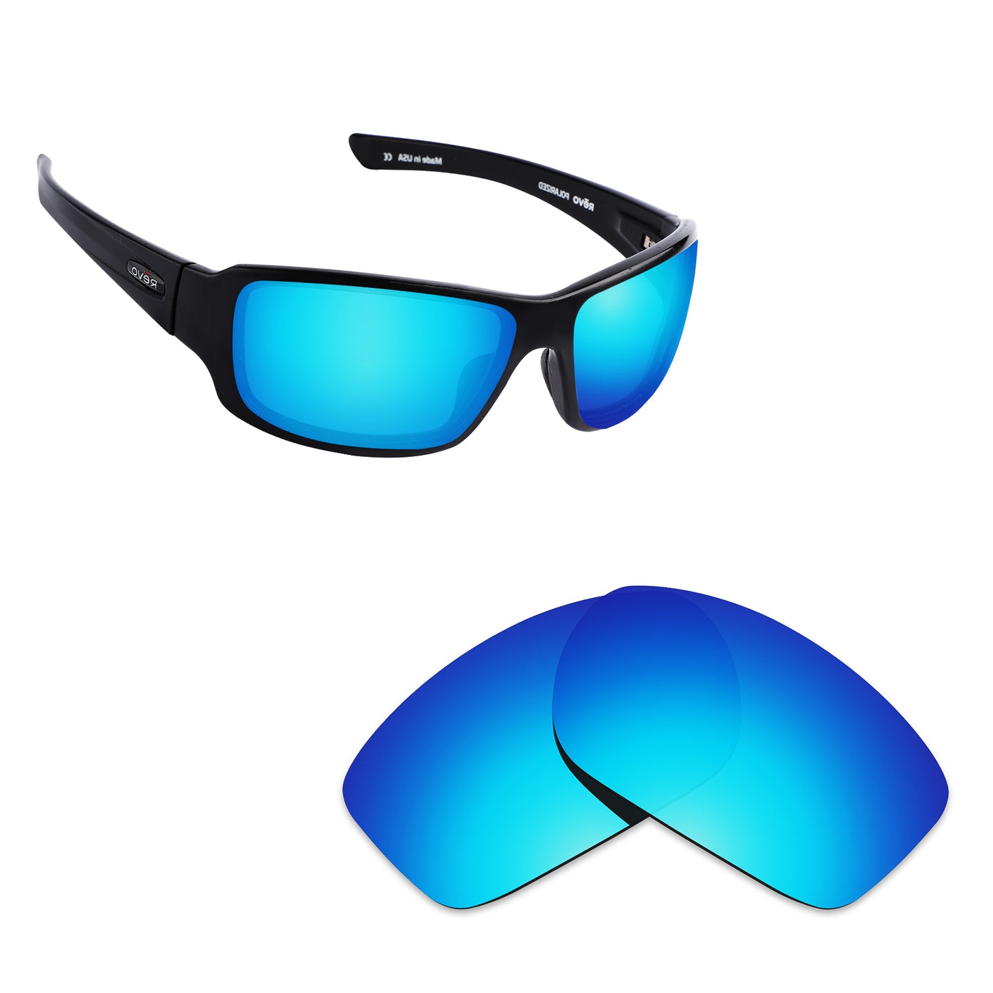 Hawkry Polarized Replacement Lens for - Revo Bearing RE4057 Sunglass - Options