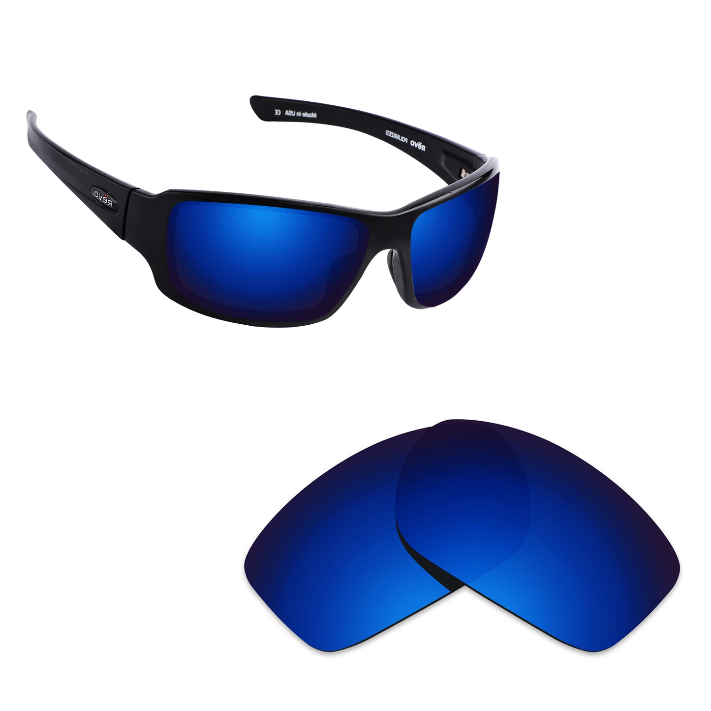 Hawkry Polarized Replacement Lens for - Revo Bearing RE4057 Sunglass - Options