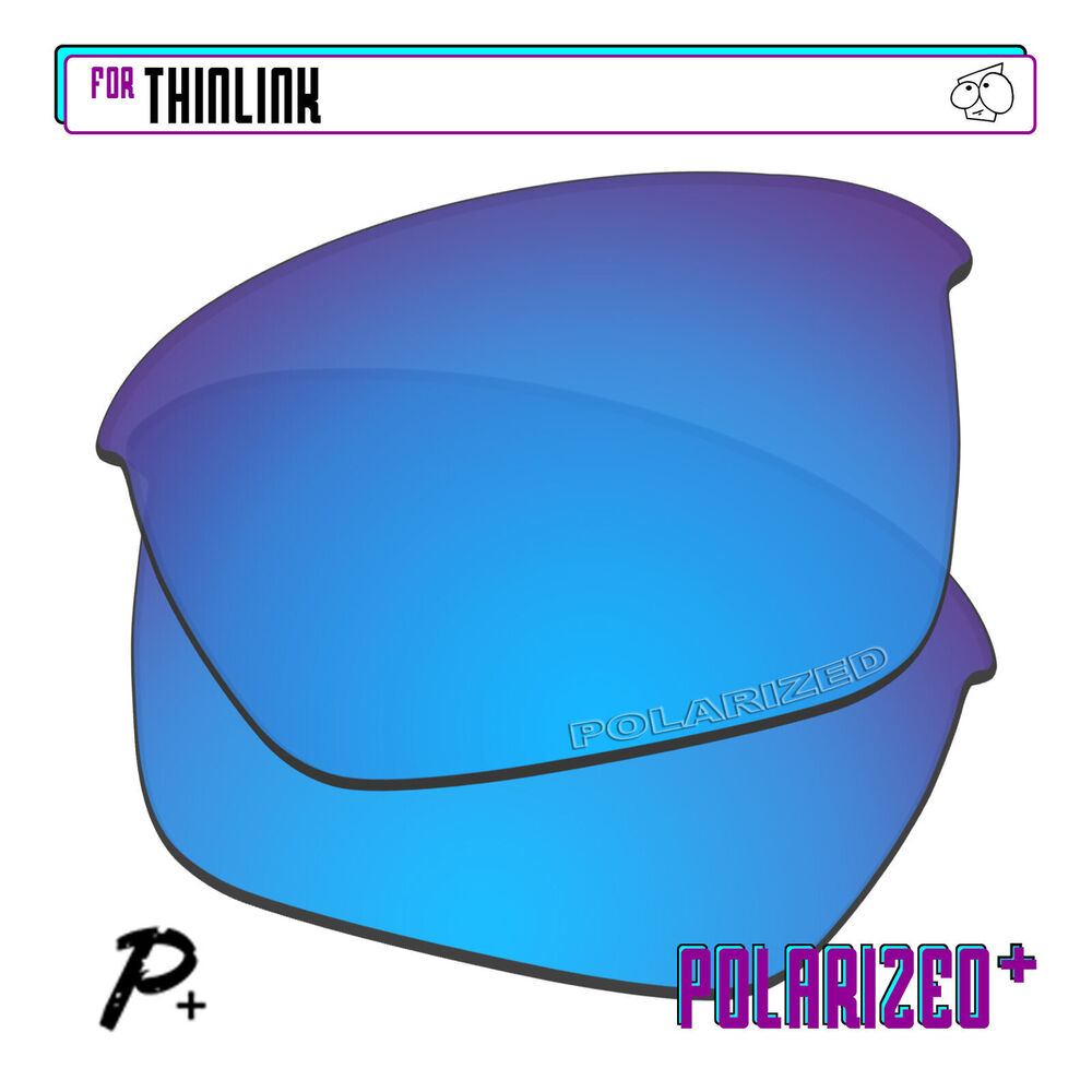 POLARIZED+ Replacement Lens For-Oakley Thinlink Sunglass Anti-Scratch