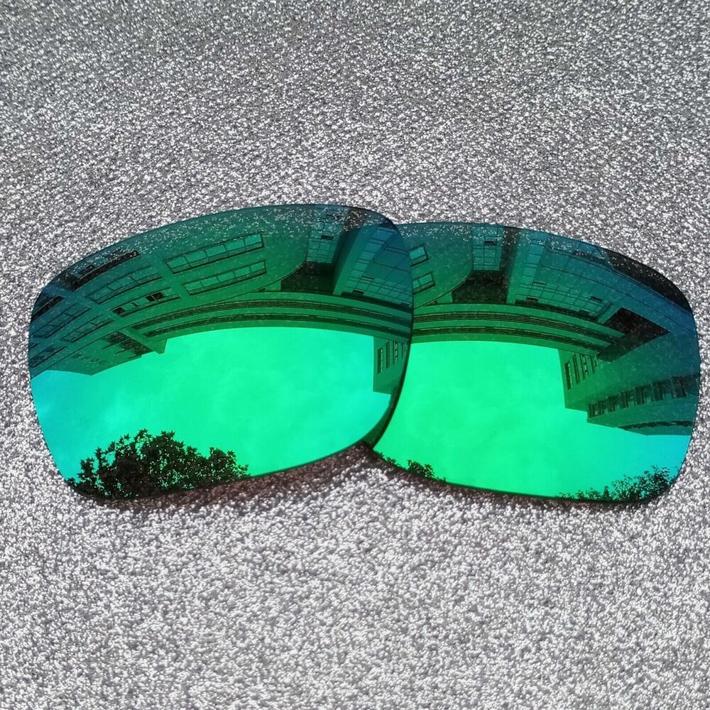 Green Polarized Replacement Lenses For-Oakley Turbine Frame OO9263