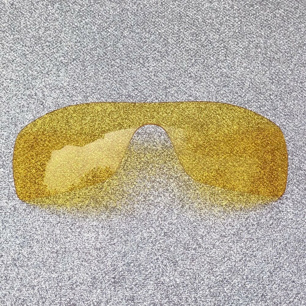 Transparent Yellow Non-Polarized Replacement Lenses For-Oakley Oil Rig Sunglass