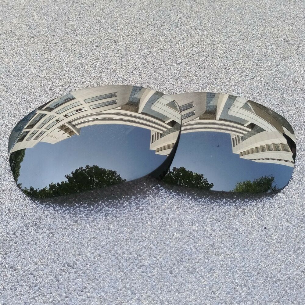 Silver Polarized Replacement Lenses For-Oakley Pit Bull Sunglass OO9127