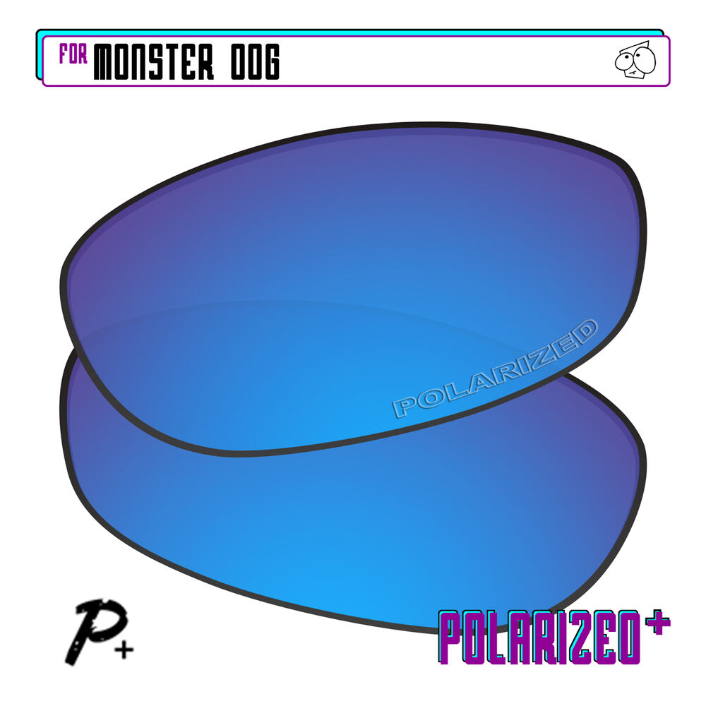 POLARIZED+ Replacement Lens For-Oakley Monster Dog Sunglass Anti-Scratch