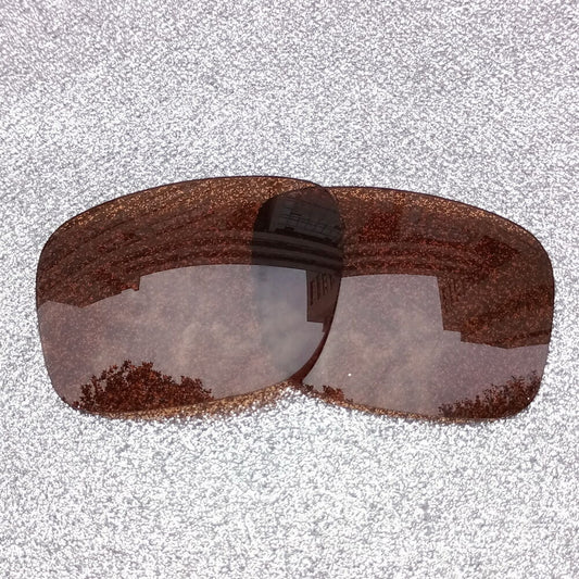 2 Sets Bronze Brown Polarized Replacement Lenses For-Oakley Jury Sunglass OO4045