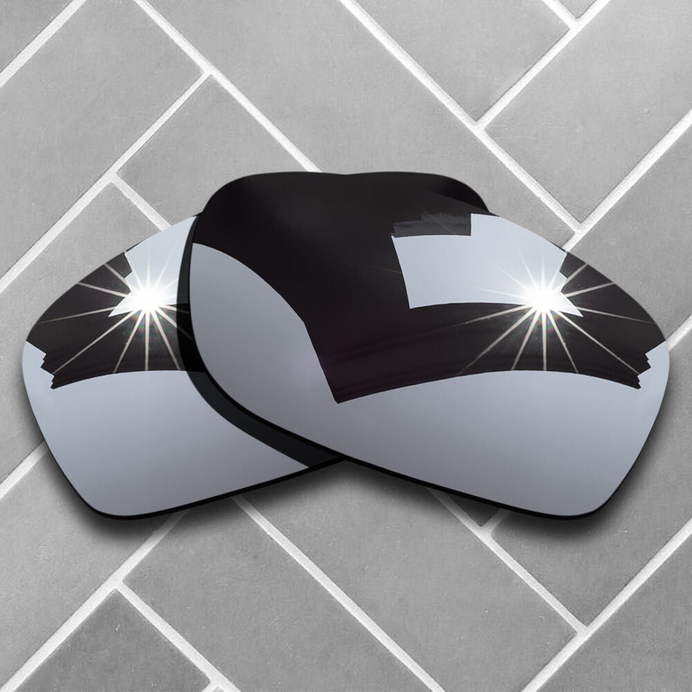 Silver Chrome Replacement Lenses for-Oakley Fives Squared Sunglasses Polarized