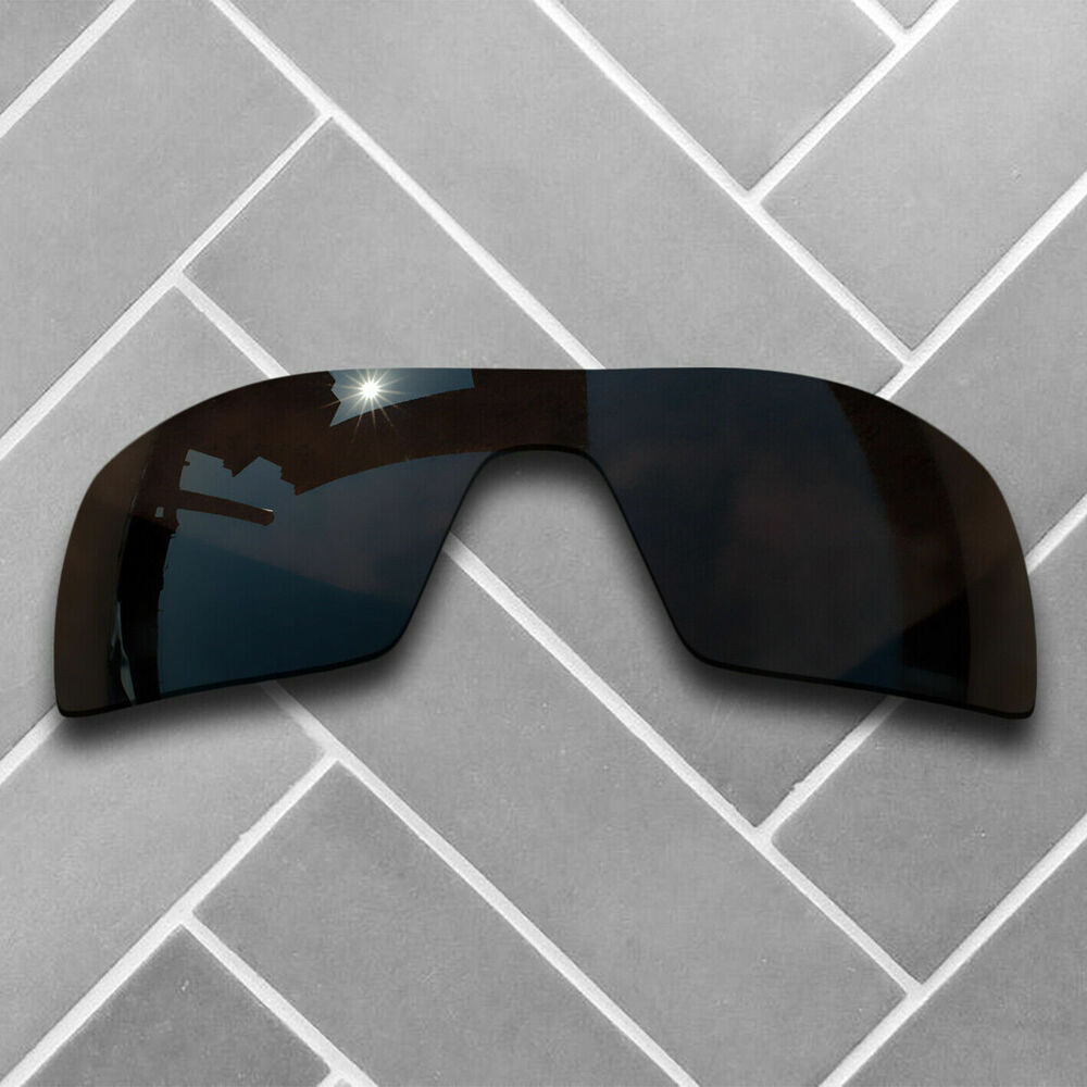 Black Polarized Replacement Lenses for-Oakley Oil Rig Sunglasses
