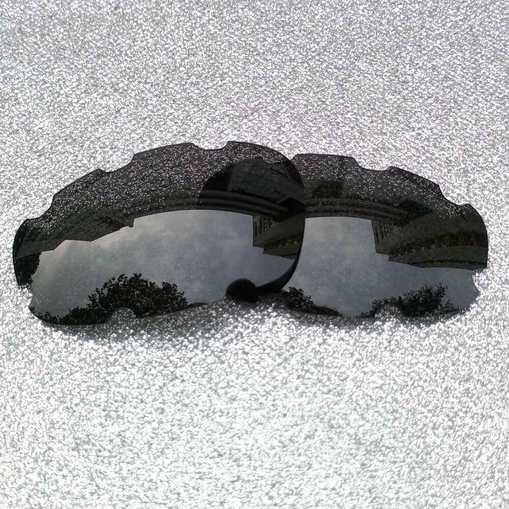 Black Polarized Lenses For-Oakley Split Jacket Vented Sunglass 2 Pairs OO9099